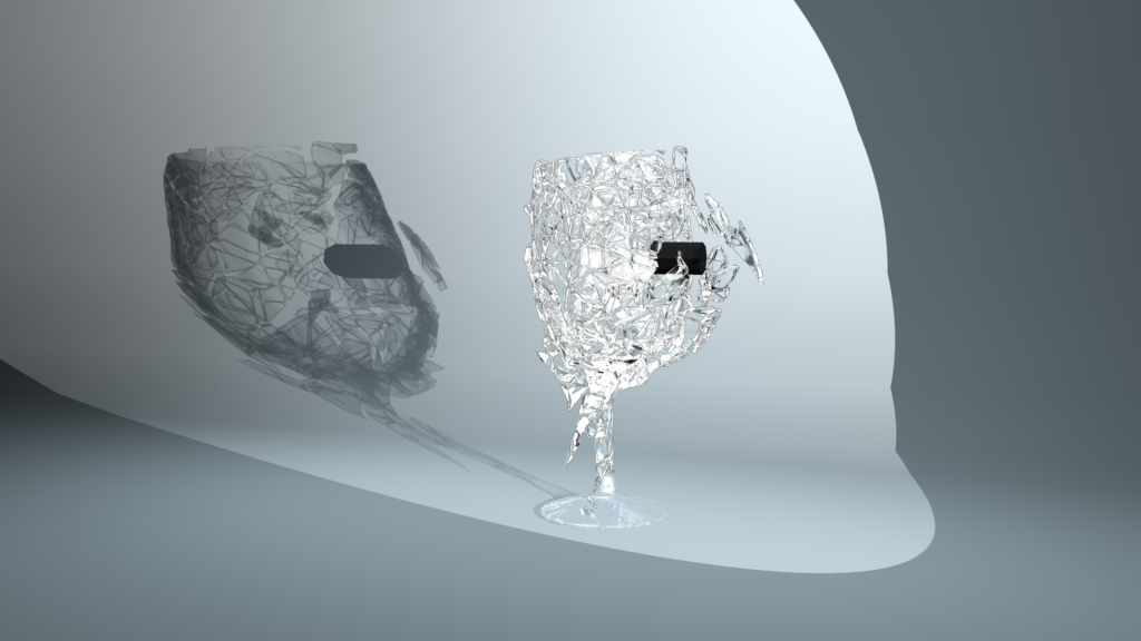 3D Glass Shatter