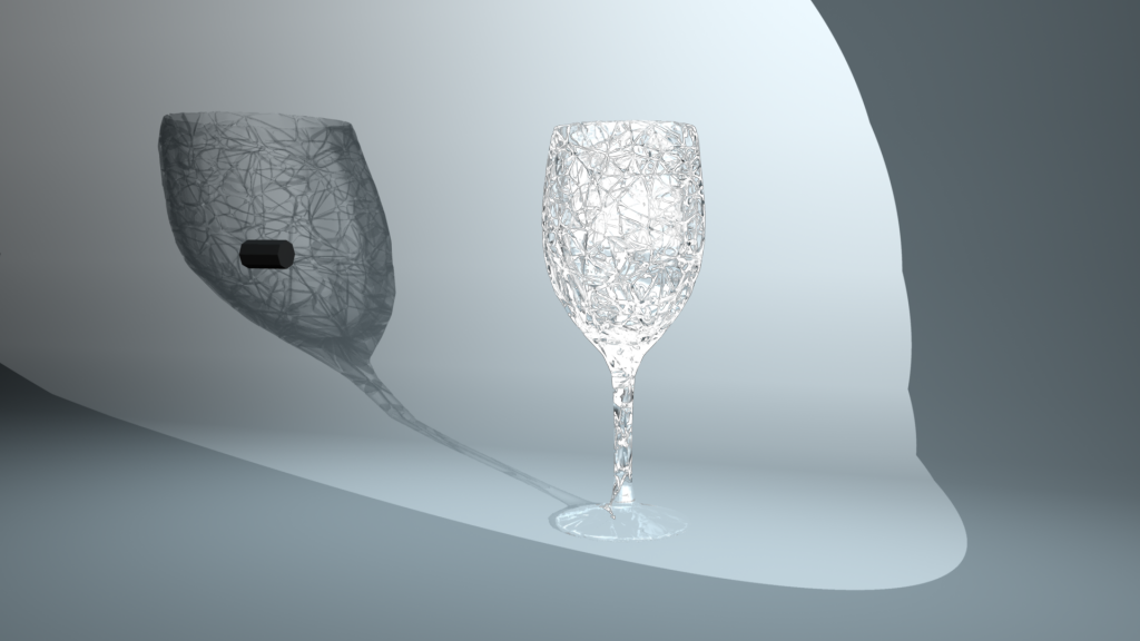 3D Glass Shatter